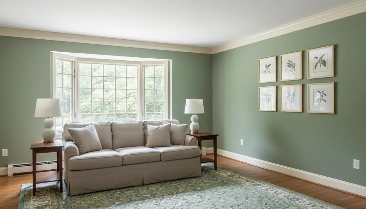 Professional interior house painting in Newton, MA showcasing smooth walls and fresh modern colors